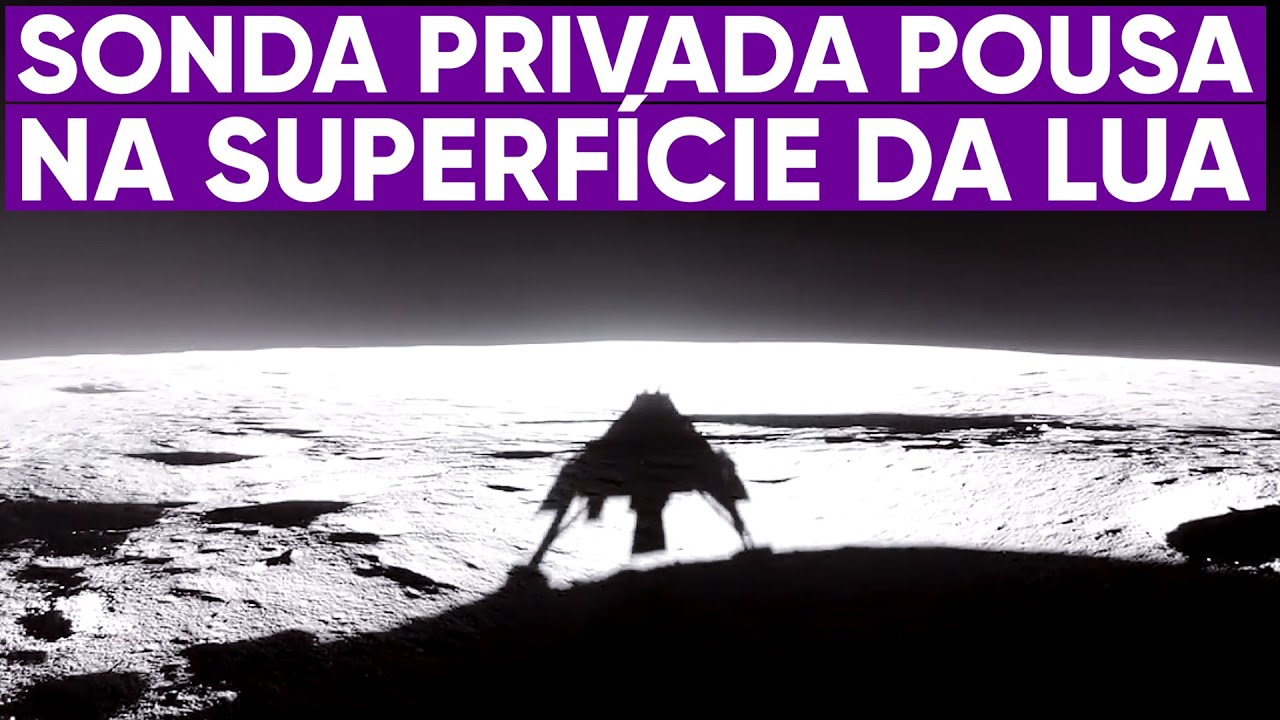 Sonda grava pouso na superfície da Lua