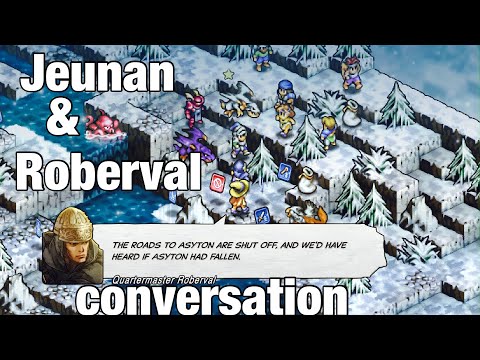 Tactics Ogre Reborn PS5 Walkthrough Lawful Chapter 3 Part 7: quartermaster Roberval & Jeunan convo