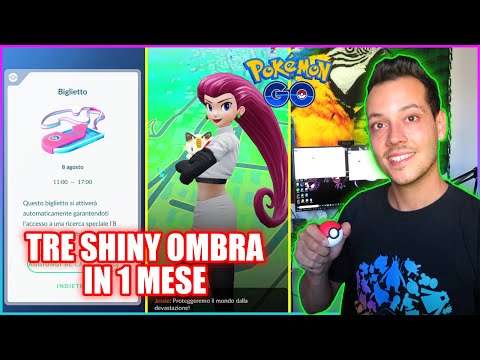 TRE SHINY OMBRA IN UN MESE! *SHOPPO* - Pokémon GO ITA