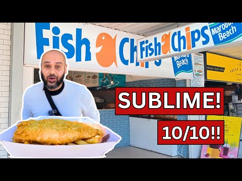 I Review The BEST FISH and CHIPS I've Ever Had! (In Australia)