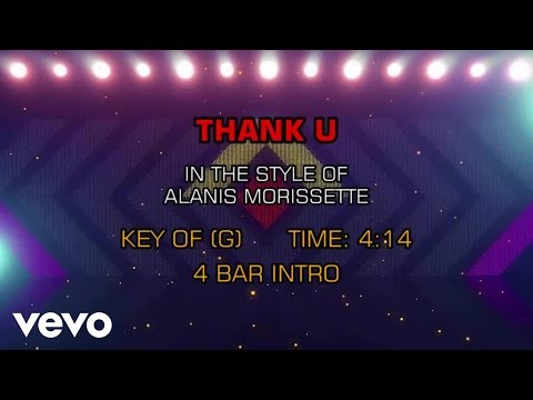 download lagu mp3 mp4 Alanis Morissette Thank You Karaoke, download lagu Alanis Morissette Thank You Karaoke gratis, unduh video klip Alanis Morissette Thank You Karaoke