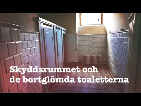 SKYDDSRUMMET och de bortglömda toaletterna  i KOCKUMSKONTORETS källare 2022-06-15 - KALLINGE