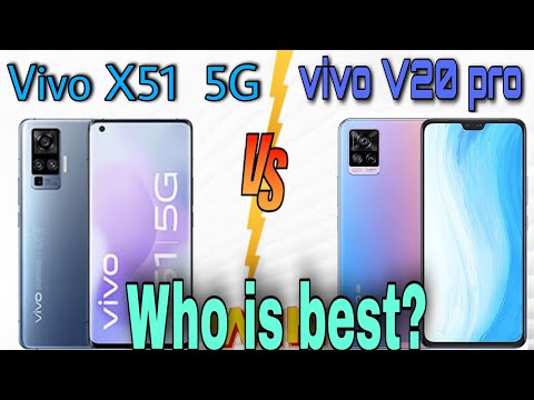 Vivo X51 5G vs Vivo V20 pro || Full comparison review