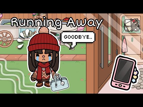 Running away! 🏃‍♀️😭🫶✨ || Toca RP with VOICE 🔊