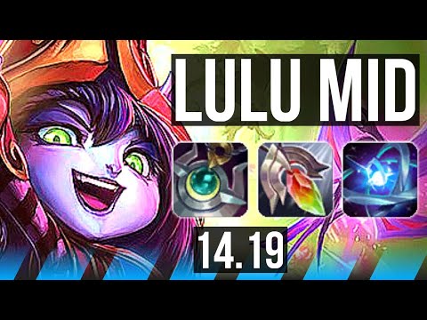 LULU vs ORIANNA (MID) | EUW Challenger | 14.19