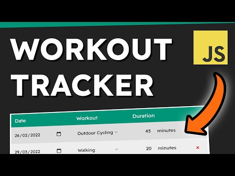 Build a Workout Tracker with JavaScript and Local Storage