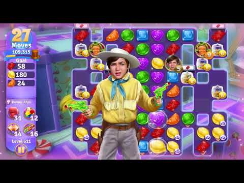 Wonka's World of Candy Level 611 NO BOOSTERS - A S GAMING ✔