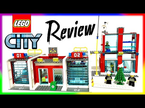 2010 LEGO City Fire Station 7208 Review