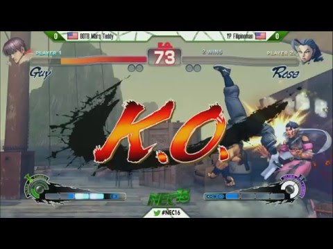 NEC16 - USF4 - Top 8 - BOTB Marq Teddy (Guy) vs YP Filipinoman (Rose)