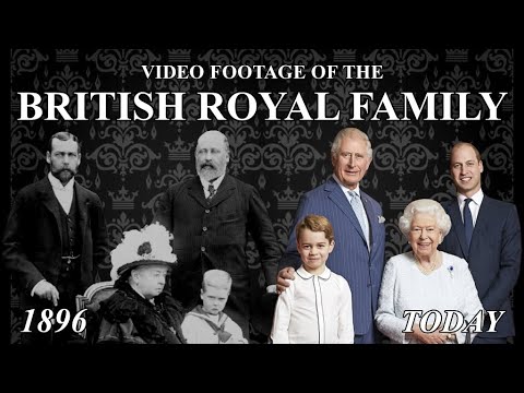 THE EVOLUTION OF THE BRITISH ROYAL FAMILY (video footage from 1896 to 2025)