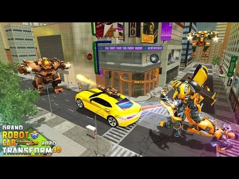 Optimus Prime Multiple Transformation Jet Robot Car Game 2020 - Android Gameplay