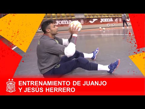 Acompañamos a Juanjo y Jesús Herrero en la sesión de entrenamiento