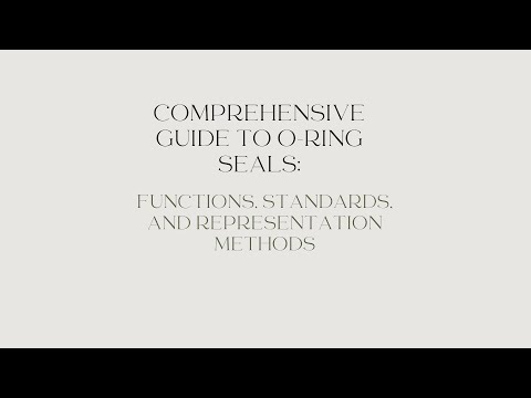 Functions and Representing Method of O Ring Seals | HFD Hydraulic