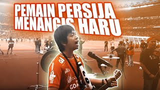 Download lagu Pemain persija menangis haru mendengar Rian dan Jakmania bernyanyi.. mp3