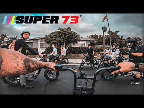 SUPER73 HQ ALL-TERRAIN E-BIKE GROUP RIDE | CALIFORNIA Vlog