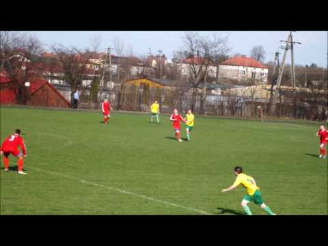 Dąb Dąbrowa Białostocka - Pogoń Łapy. Fragment meczu