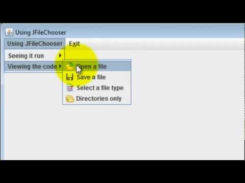 Java Creating A Menu Bar