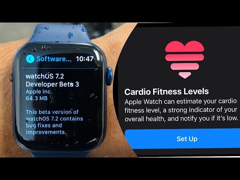 watchOS 7.2 Beta 3 is Out! - What's New? & How to Set Up Cardio Fitness Levels Vo2 Max