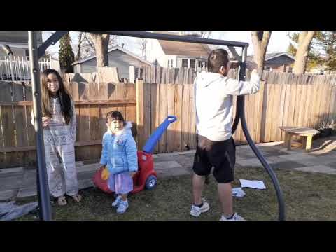 Outdoor Swing and Badminton || Unboxing and Installation || Backyard Stuff || Simple Life
