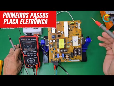 PRIMEIROS PASSOS PLACA ELETRÔNICA PARA INICIANTES @Globaltecbrasil @mundodamanutencao7545