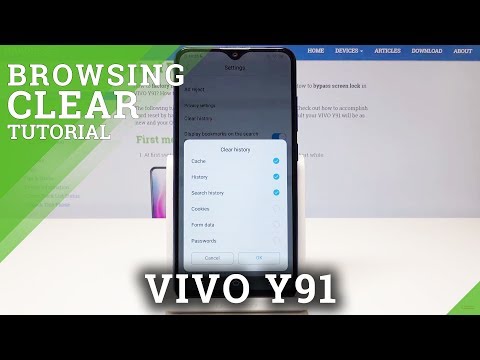 How to Reset Browser Data in VIVO Y91 - Delete History & Cookies
