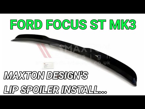 Maxton Design's Lip Spoiler Install, Focus St (1805)