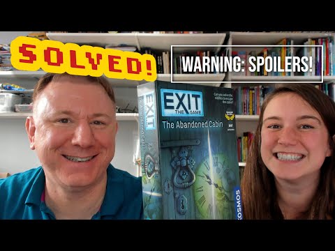 Solved! Exit the Game: The Abandoned Cabin - full walkthrough with Dr Gareth and Laura