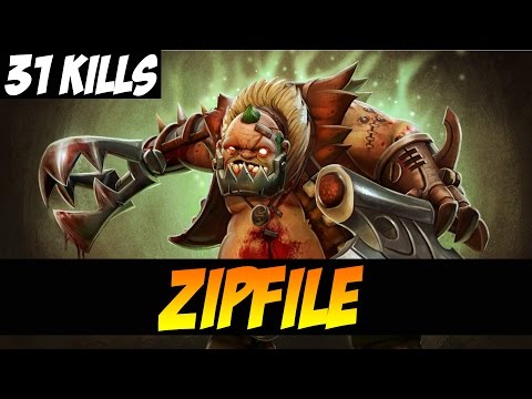 Zipfile Plays Pudge WITH 31 KILLS - Dota 2