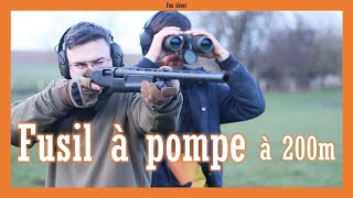 Calibre 12: distance max grenaille, chevrotine et slug