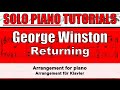 GEORGE WINSTON - Returning - score for SOLO PIANO