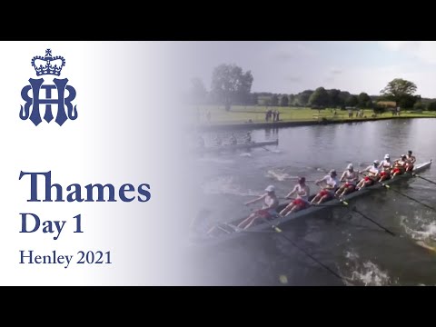 Leeds RC v The Tideway Scullers'  School - Thames | Henley 2021 Day 1