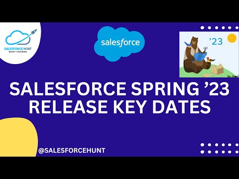 Salesforce Spring ’23 Release Key Dates | @SalesforceHunt | #Spring23