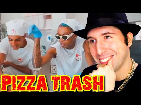 BELLO FIGO ft ILYAS MALUMA - PIZZA 🍕  PARODIA REACTION