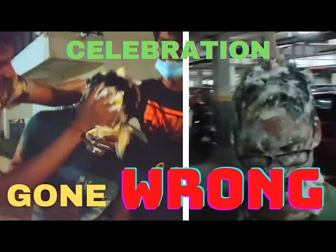 We CAKE SMASHED HIM🥴😬...