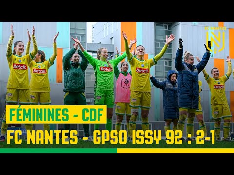 Coupe de France féminine : le résumé de FC Nantes - GPSO Issy 92