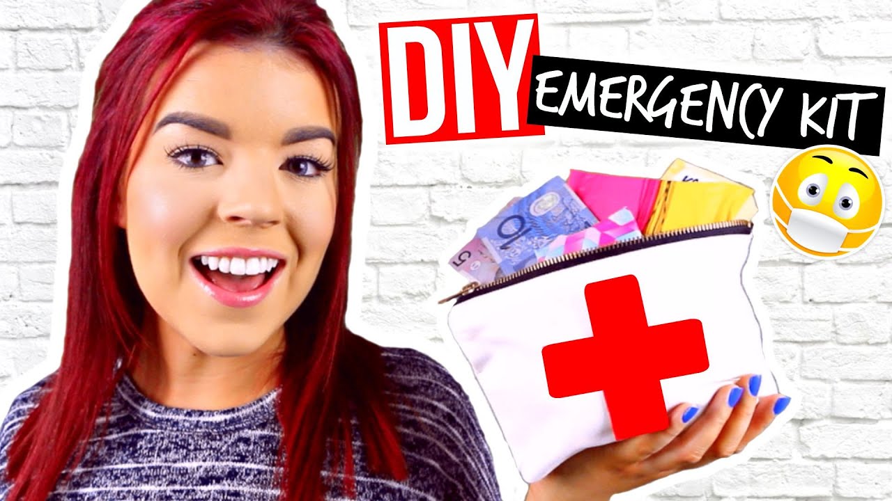 DIY Emergency Kit for School! BACK TO SCHOOL DIY SCHOOL SUPPLIES!