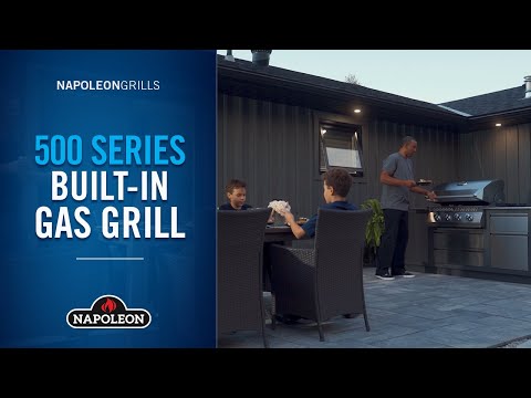 Napoleon 500 Series Built-In Gas Grill Video