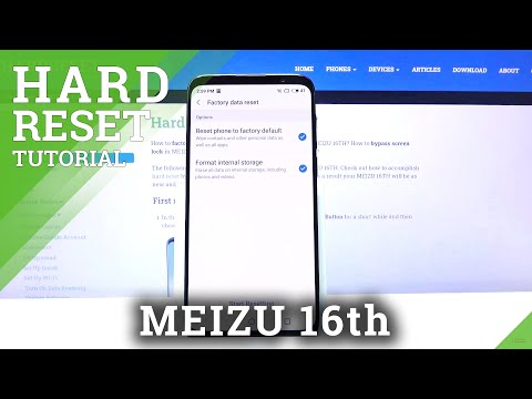 How to Bring Back Default Configuration of MEIZU 16TH - Hard Reset / Wipe All Data