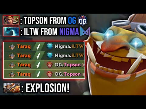 Did he just toying TOPSON & ILTW in Pub??? OMG Travoman What a God!! Insane Techies Play 10K MMR!!