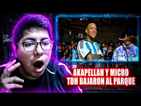 ¡Akapellah Y Micro TDH Bajaron A La Plaza! |  Akapellah & Micro TDH Vs Sky - Crv | #reaccion