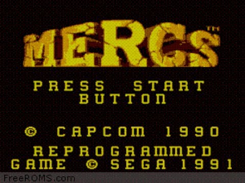 Mercs Master System