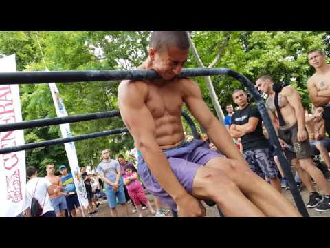 2017.06.03 National Street Workout Qualifications - SOFIA OPEN -  Dimitar Ivanov сет 1 ч.2