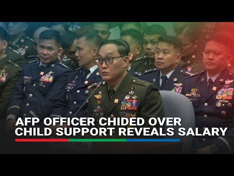 'Wala naman ganyanan': AFP officer scolded for lying about child support ABS-CBN News