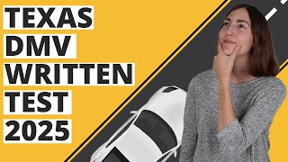 Texas DMV Written Test 2025 (60 Questions with Explained Answers)