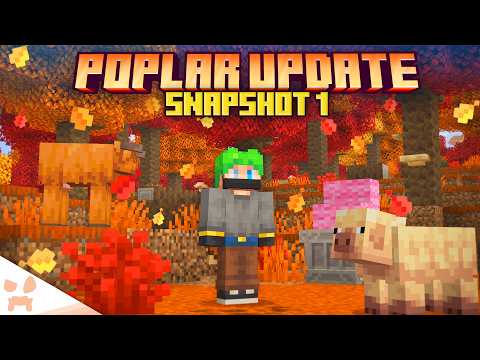 MINECRAFT'S DAPPLED FOREST, POPLAR + ABANDONED CAMPSITE UPDATE IS HERE! | 26.3 Snapshot 1