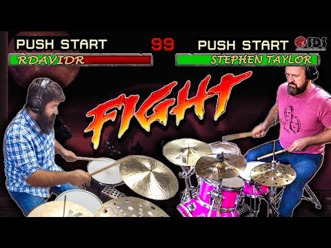 TINY KIT VS. BIG KIT DRUM BATTLE | Stephen Taylor + rdavidr Collab