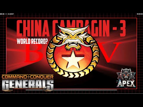 Command & Conquer: Generals | China Campaign 3 (BRUTAL) - Is this A World Record?
