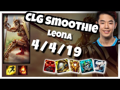 Leona 10.25 Gameplay Challenger Replay S11 Support (4/4/19) - NA