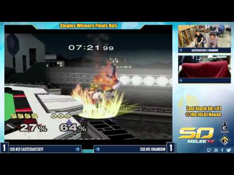 Last Stock SD #41 Singles WF: EastCoastJeff vs. OkamiBW - SSBM