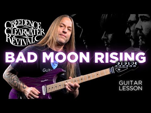 How To Play Bad Moon Rising - Creedence Clearwater Revival | Steve Stine Guitar Lessons